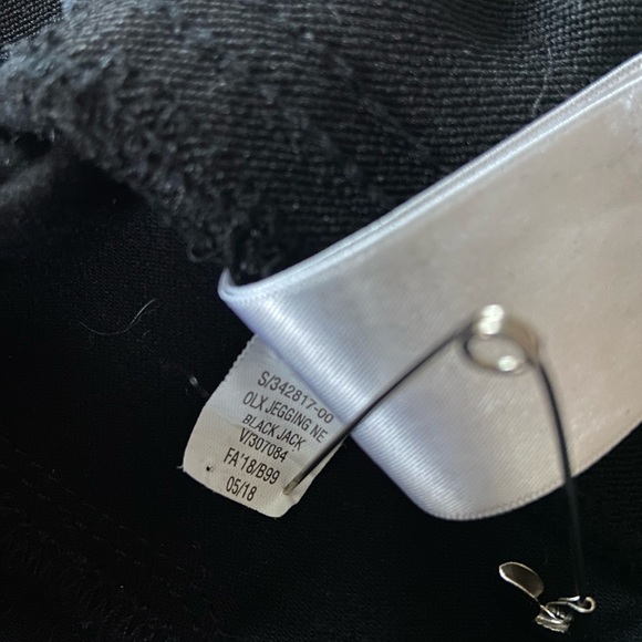 Old Navy Rockstar Super Skinny Sz 12 High-Rise Never Fade Black JacK Jeggings - Picture 5 of 6